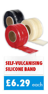 Self Vulcanising Silicone Tape available in various colours