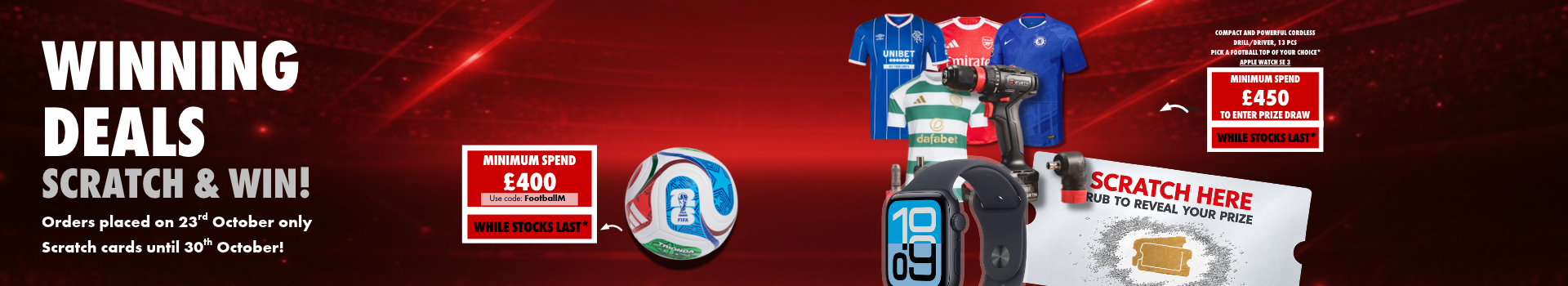 Würth Football Prize Draw - Scratch and Win