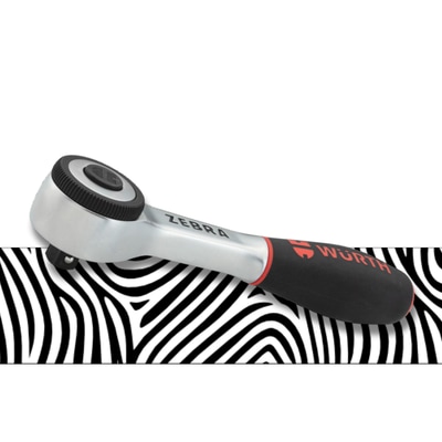 Reversible ratchet 1/4 inch with 360° turning handle